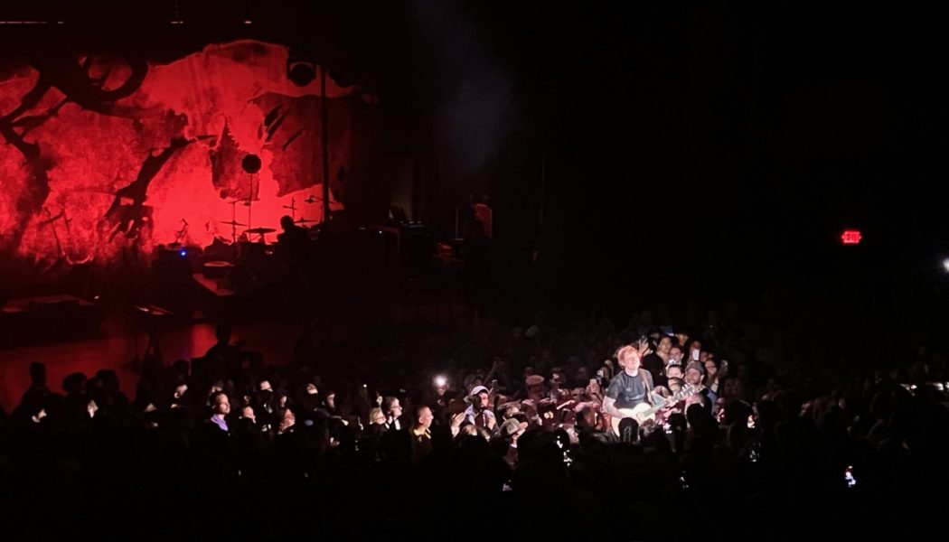 Ed Sheeran performs quiet Royal Oak Music Theatre concert on eve of Ford Field blowout