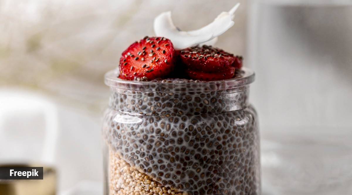 Chia seeds are an excellent source of prolonged energy thanks to carb content, healthy fats, and filling fiber.