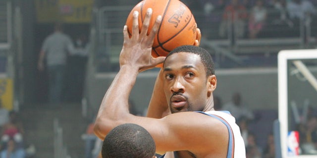 Gilbert Arenas looks to make a move