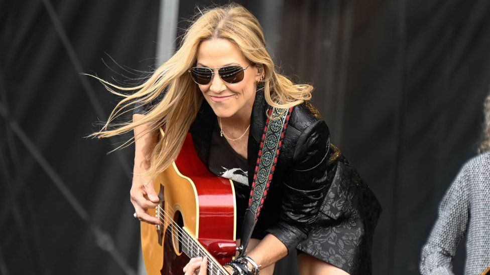 Sheryl Crow performs in Manchester, Tennessee, on 17 June 2023