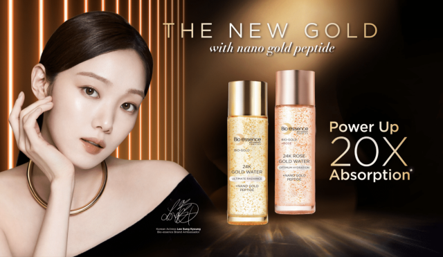 Glow like gold with Bio-essence&#x002019;s new ambassador South Korea actress Lee Sung-Kyoung. PHOTO: Bio-essence