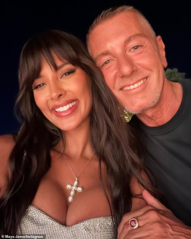 The TV host, who's famed for presenting the ITV2 reality series, posed for selfies with Dolce himself at the brand's decadent unveiling of their latest Alta Moda collection in Puglia