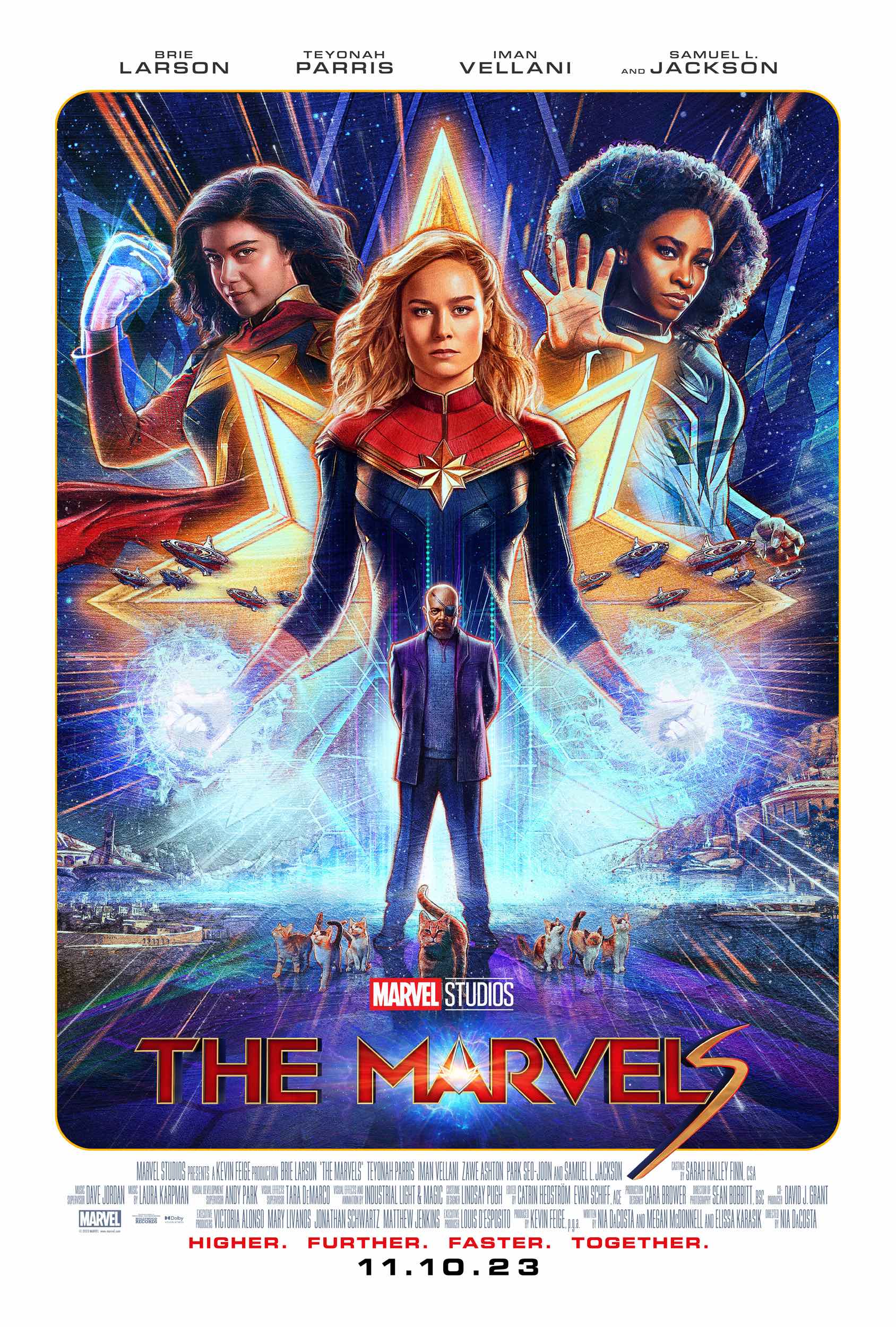 the marvels trailer poster captain marvel 2 new 