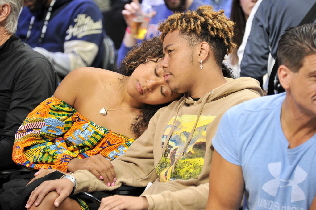 Celebrities At The Los Angeles Clippers Game