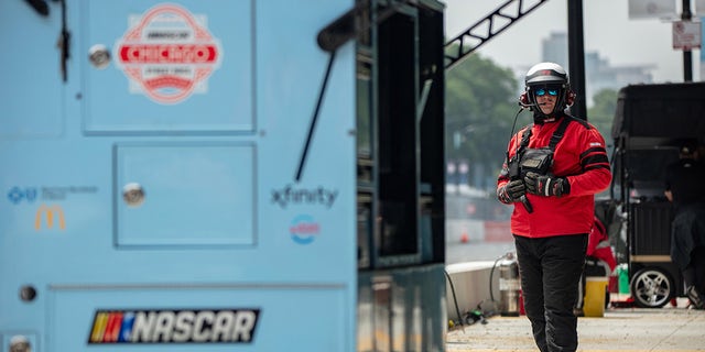 Chicago Street Race pit crew member