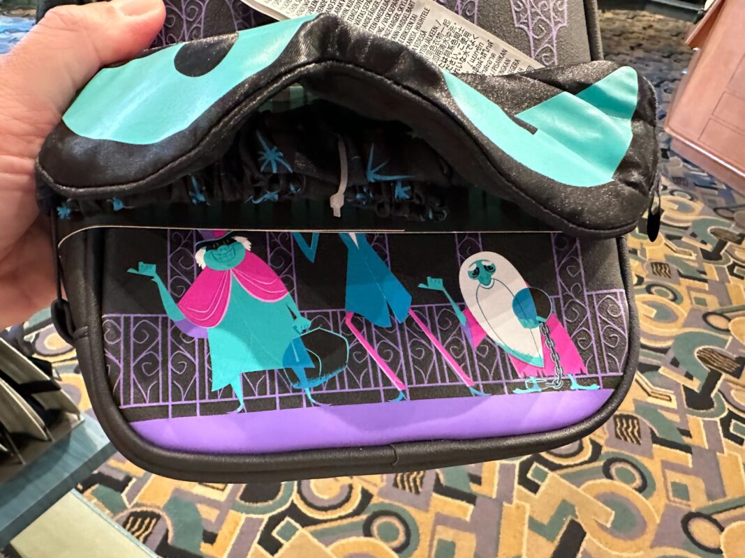 Haunted Mansion Travel Tech Accessory with Eye Mask at Disney California Adventure