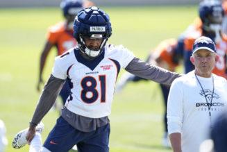 NFL training camp tracker: WR Tim Patrick carted off at practice, Broncos fear Achilles injury