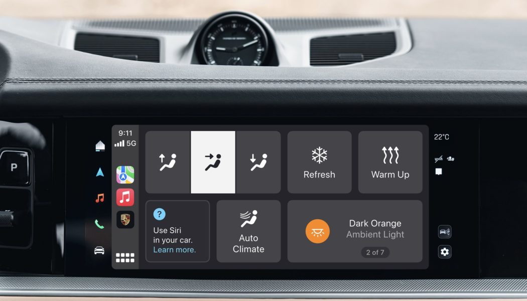 Porsche is updating how CarPlay works in its cars, adding climate controls and more