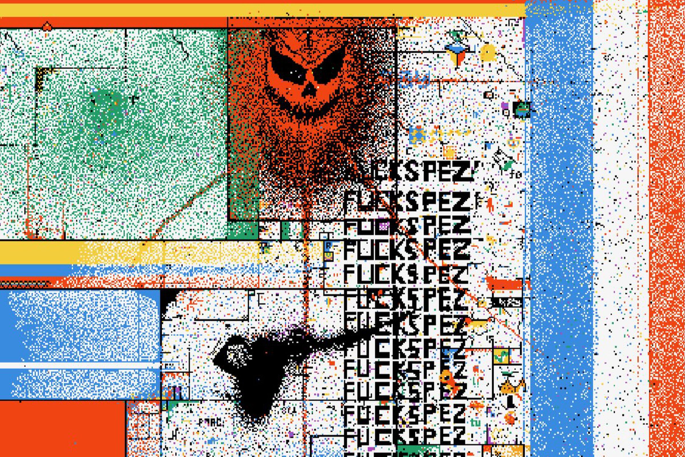 A screenshot of r/Place.