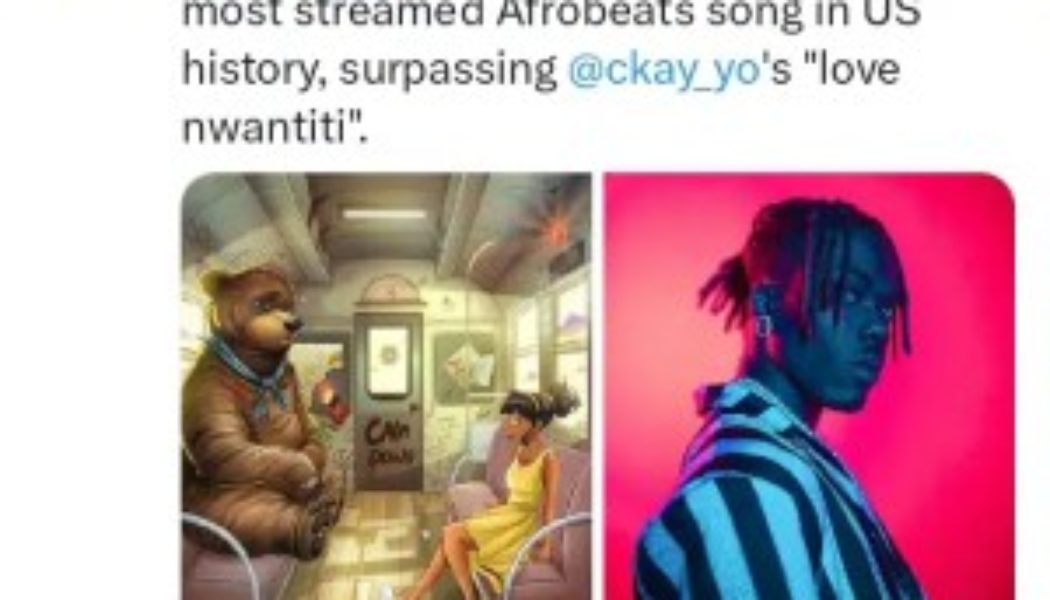 Rema’s ‘Calm Down’ Becomes Most Streamed African Song In US