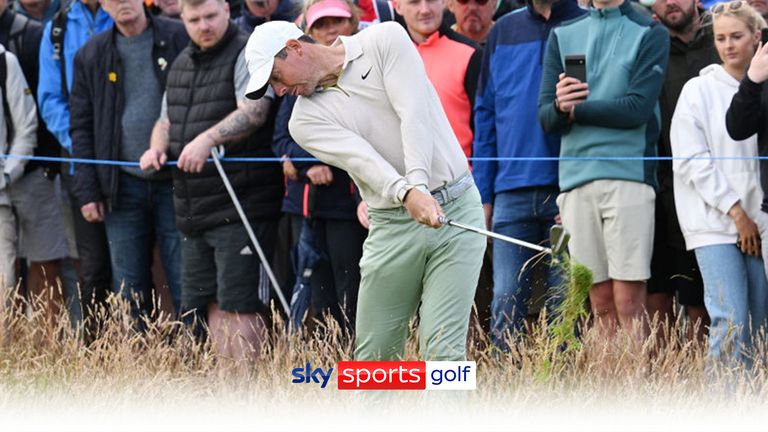 Rory McIlroy made par, bogey and birdie in his opening three holes to maintain his lead at the start of his final round at the Scottish Open