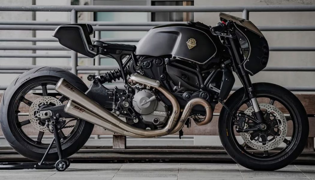 Rough Crafts Introduces Custom Ducati Monster 821 "Bologna Dogfight"