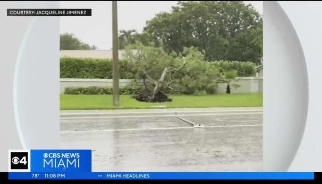 Strong South Florida storms snarl airline travel, leave thousands of residents without power