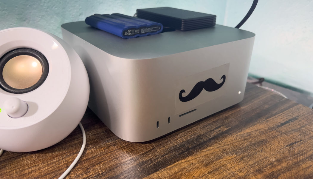 The best thing about my Mac Studio is its mustache