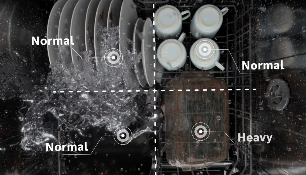 There’s no wrong way to load this “new evolution of dishwashers”