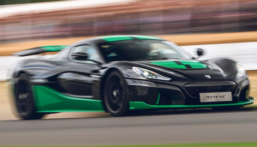 Watch the Rimac Nevera Set the Goodwood Festival of Speed Hill Climb Production Car Record