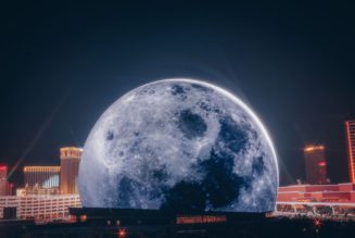 Watch this massive LED sphere in Las Vegas light up for the first time