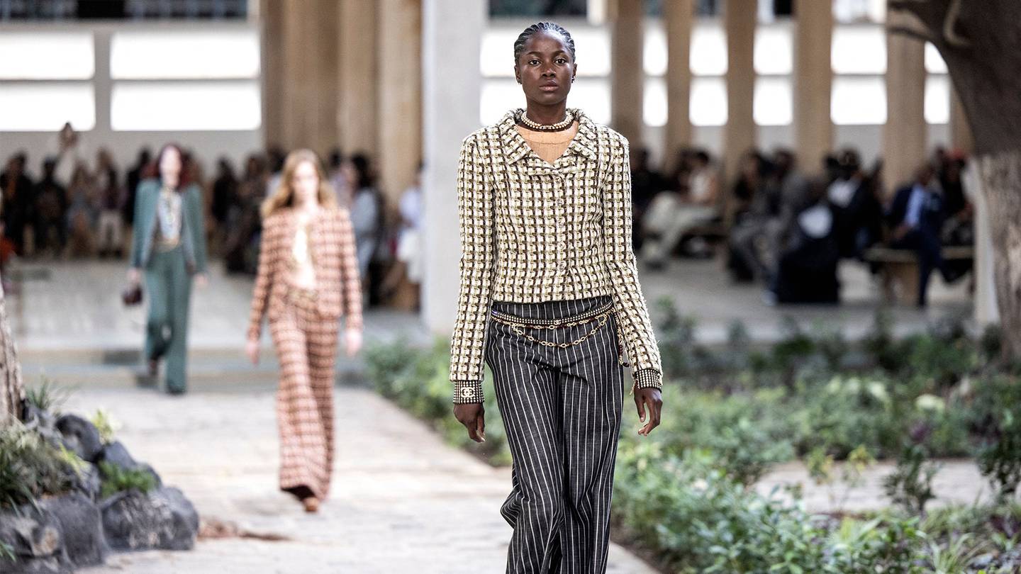 Chanel's fashion show, Métiers d'art, in Dakar on December 06, 2022.