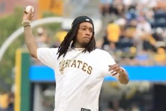 Wiz Khalifa throws out first pitch at Pirates game while on shrooms