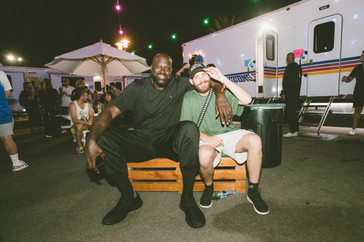 A Backstage Look at DIESEL's HARD Summer Set shaq shaquille oneil dj edm skrillex tiesto steve aoki festival los angeles las vegas wynn residency encore bass lakers nba basketball magic heat tomorrowworld edc lollapalooza