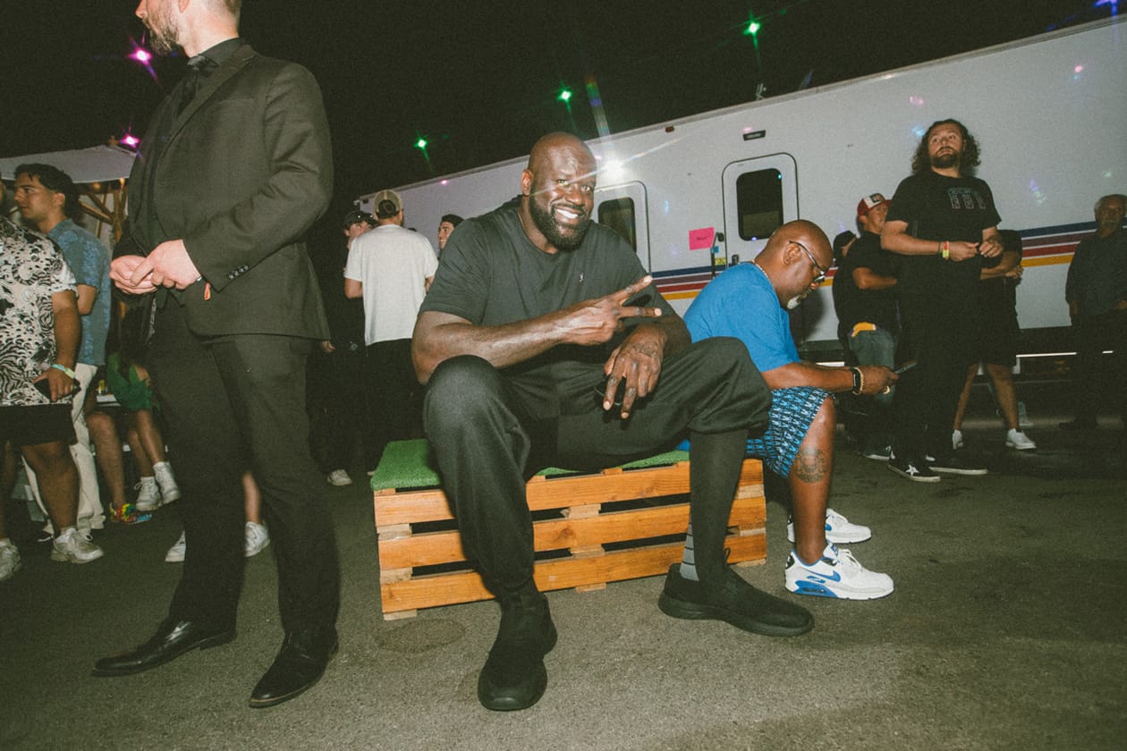 A Backstage Look at DIESEL's HARD Summer Set shaq shaquille oneil dj edm skrillex tiesto steve aoki festival los angeles las vegas wynn residency encore bass lakers nba basketball magic heat tomorrowworld edc lollapalooza