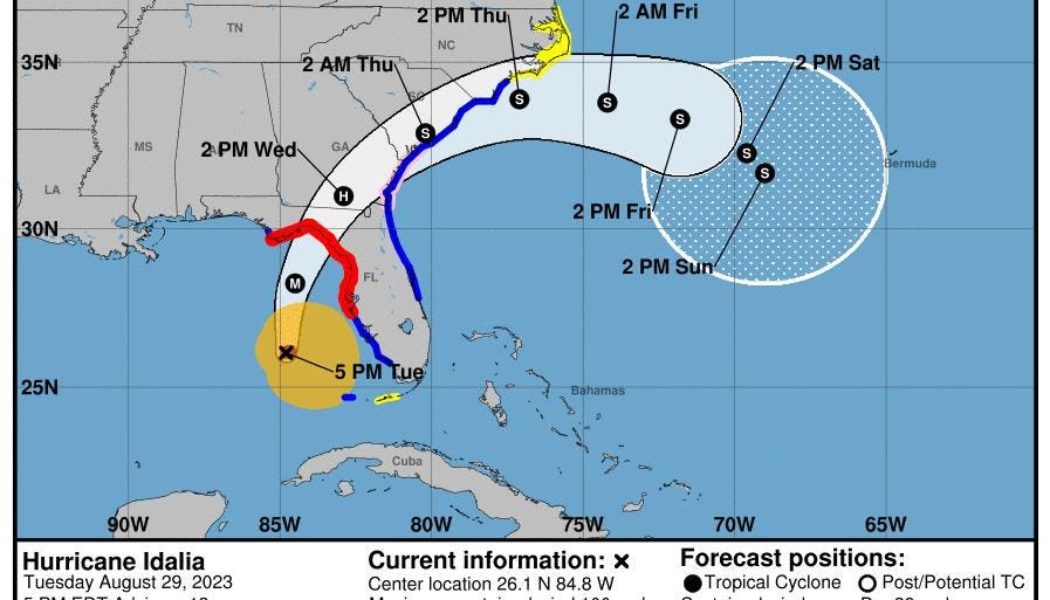 Airlines Are Canceling Hundreds Of Flights As Hurricane Idalia Heads For Florida