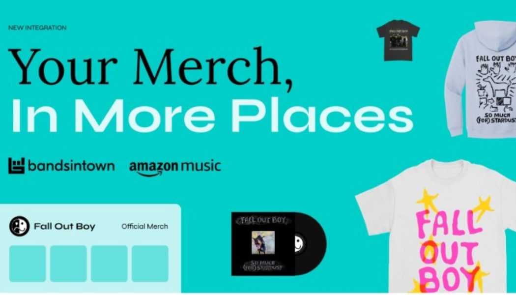 Amazon Music teams up with Bandsintown to let fans shop merch from popular artists | TechCrunch