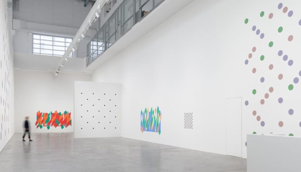 Bridget Riley Plays With Perception in Massive Wall Art Exhibition