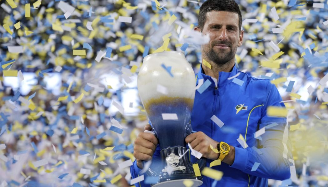 Djokovic outlasts Alcaraz in nearly 4 hours for title in Cincinnati; Coco Gauff wins women's title