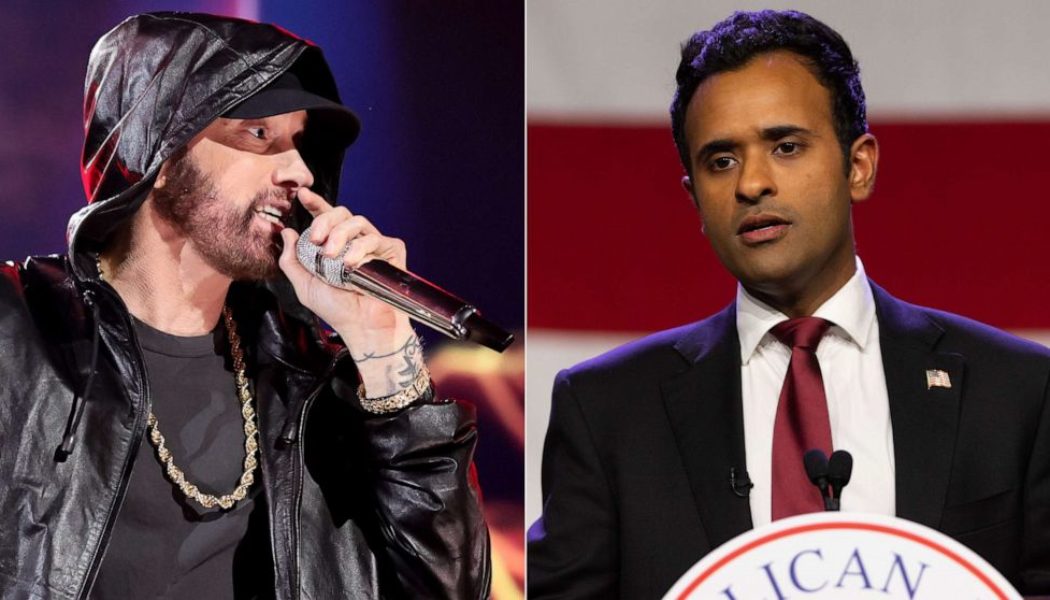 Eminem tells Vivek Ramaswamy to stop using his music after viral rap performance