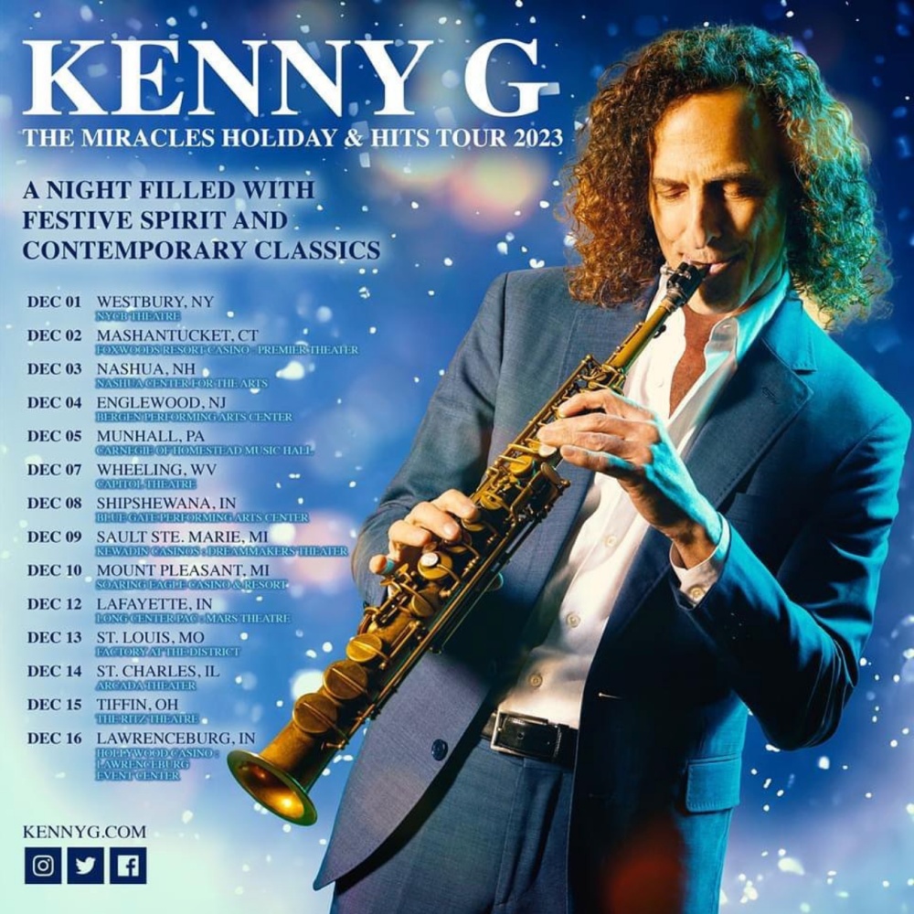 Kenny G Holiday tour 2023 tickets