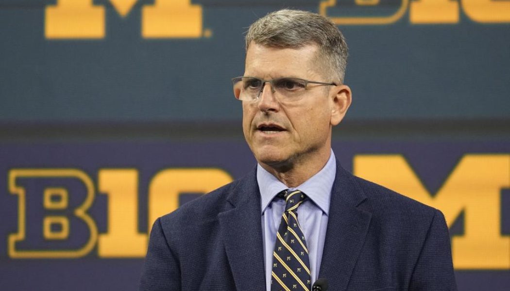 Michigan self-imposes 3-game suspension for Jim Harbaugh amid NCAA investigation