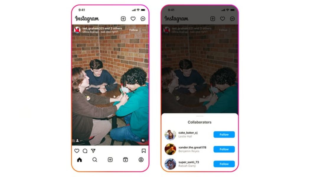 New Instagram Update Allows Music for Photo Carousels and up to Three Collaborators per Post