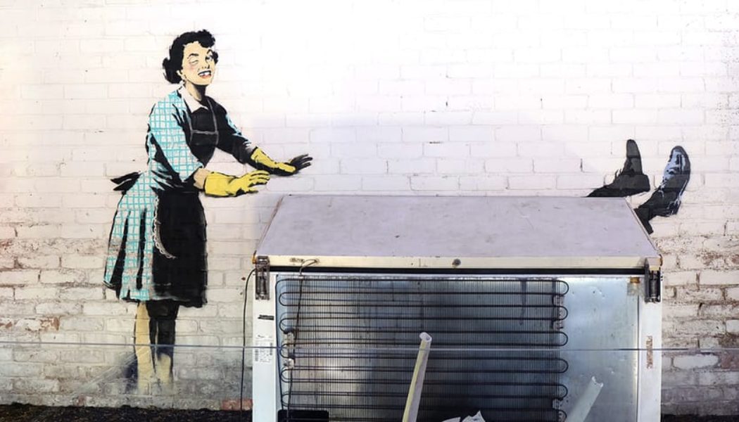 Now’s Your Chance to Own a Public Share of Banksy’s ‘Valentine’s Day Mascara’ Mural