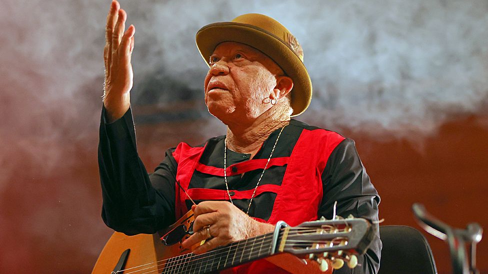 Salif Keita giving a concert in Ankara, Turkey - 2022