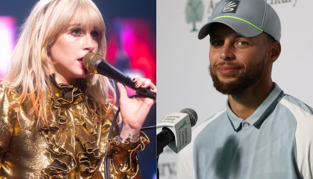 Steph Curry Joins Paramore To Perform "Misery Business"