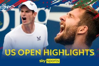 US Open: Andy Murray at his 'best since 2017' after beating Corentin Moutet to reach second round