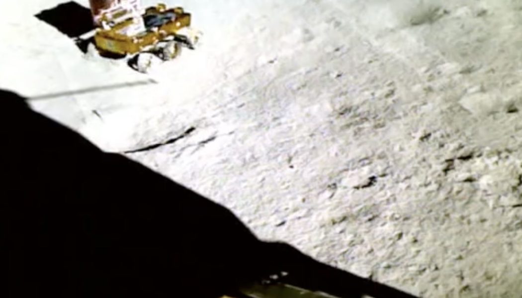 Watch India’s lunar rover take a spin on the Moon