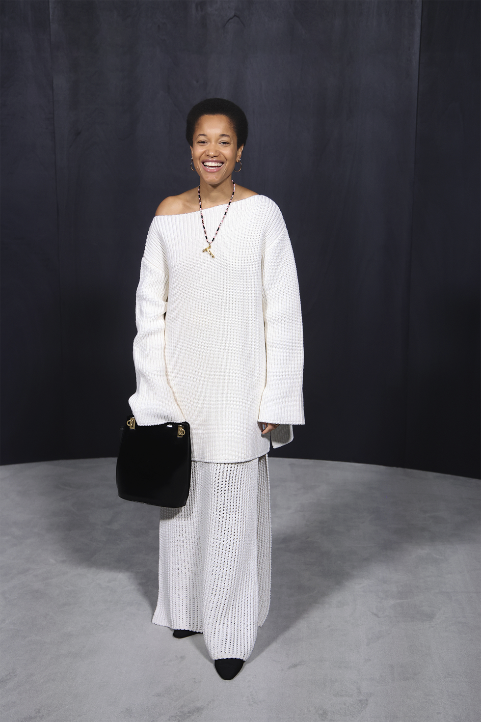 milan, italy february 25 tamu mcpherson attends the salvatore ferragamo fallwinter 2023 2024 show on february 25, 2023 in milan, italy photo by daniele venturellidaniele venturelligetty images for salvatore ferragamo