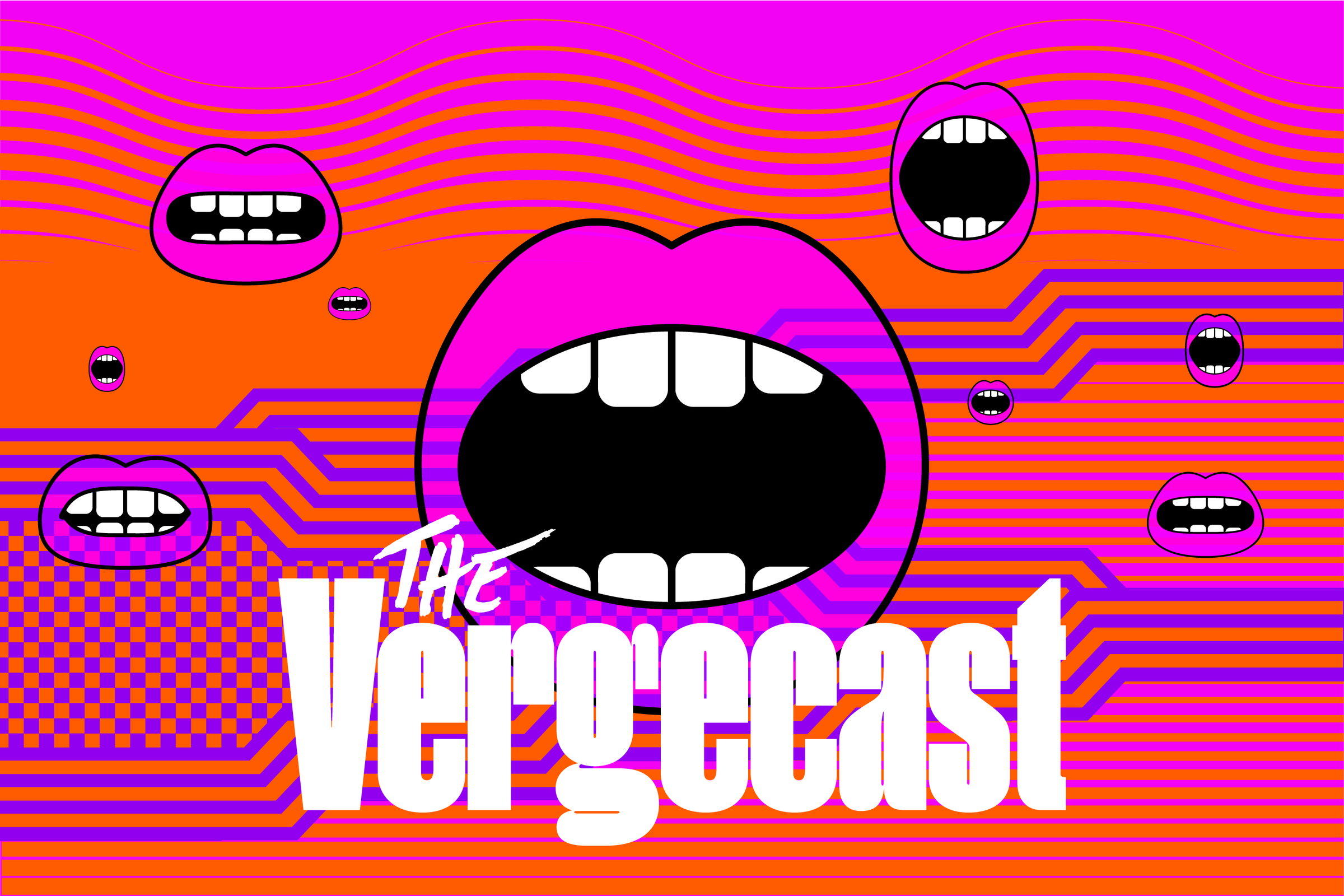 Illustration of the Vergecast logo