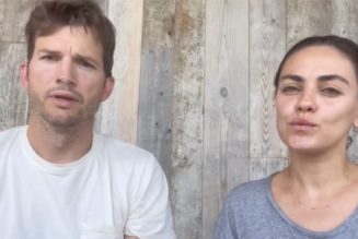 Ashton Kutcher and Mila Kunis address Danny Masterson character letters in video