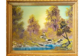 Bob Ross's First TV Painting Is Selling for $10 Million USD