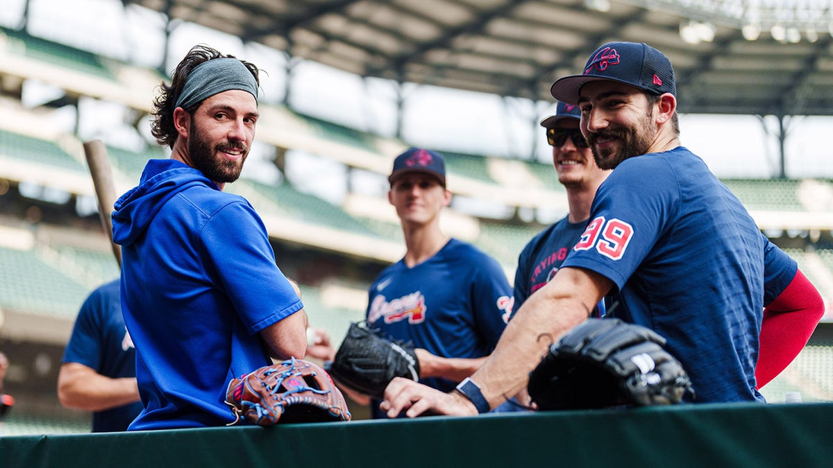 Braves pitchers at Truist Park