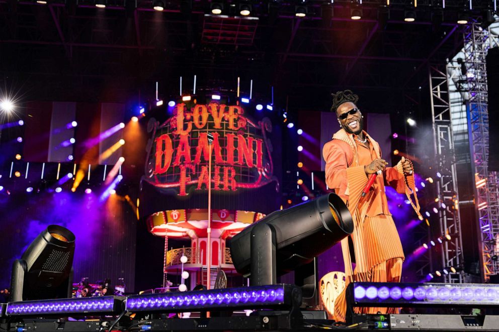 PHOTO: Burna Boy performs at London Stadium on June 3, 2023, in London.