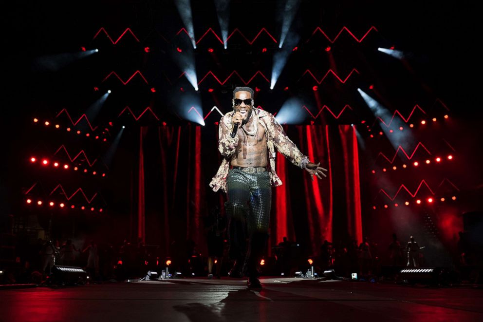 PHOTO: Burna Boy performs onstage during Afro Nation Miami 2023 at LoanDepot Park, May 27, 2023, in Miami.