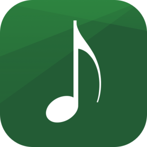 The symbol for the Sacred Music app.