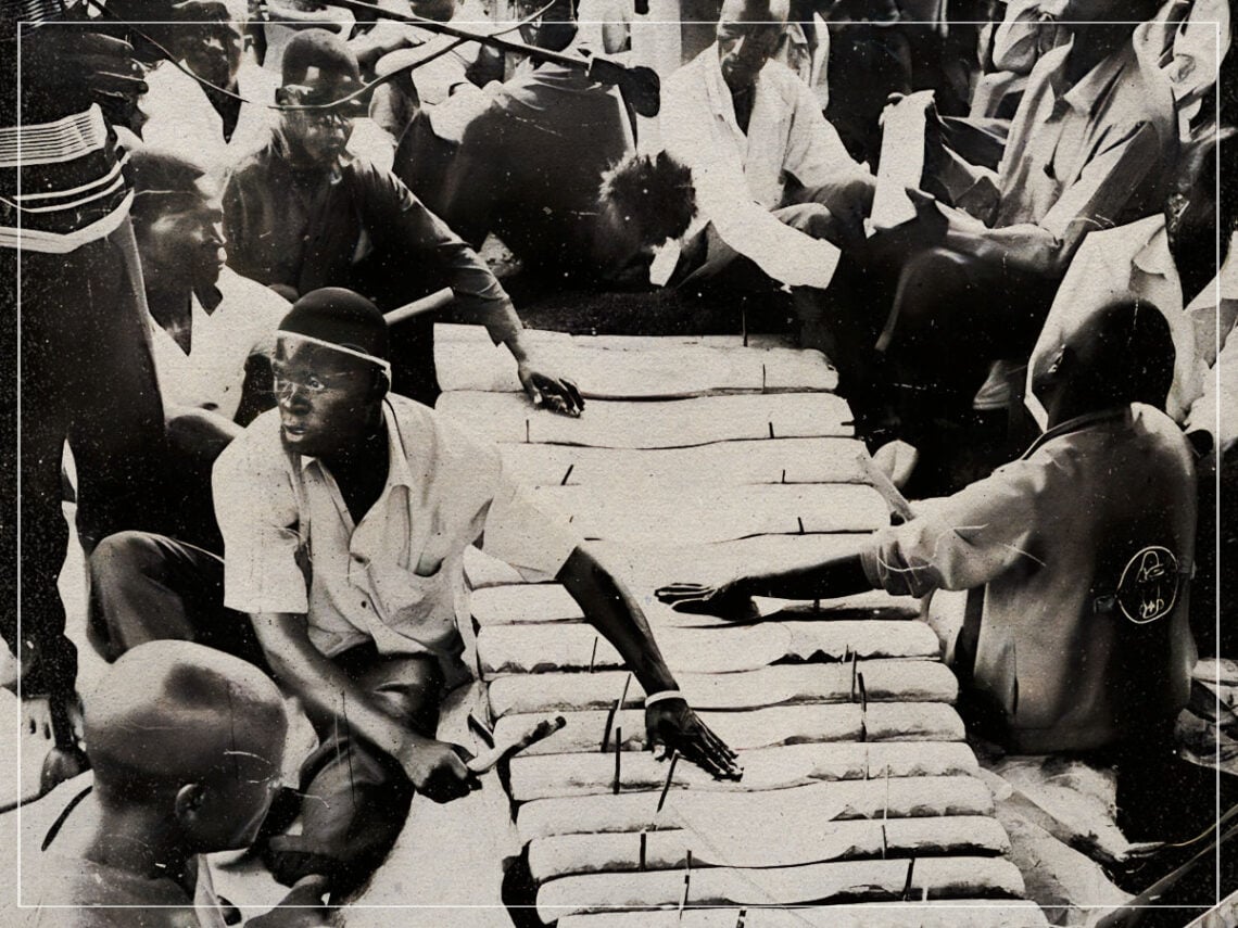 Embaire: the giant xylophone used in traditional African villages