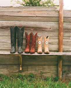 The Tecovas x Kristopher Brock boot assortment.