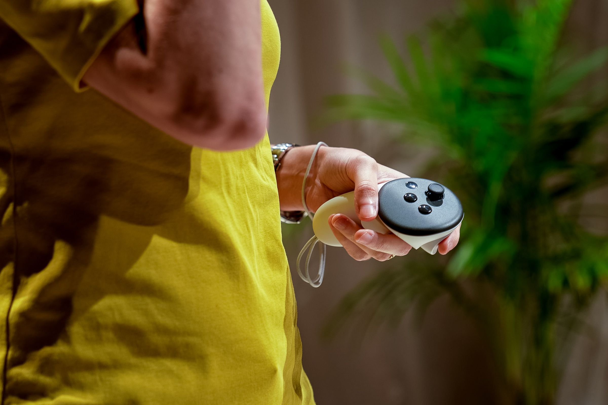 The Touch Plus controllers are smaller and lighter — and you don’t technically even need them.