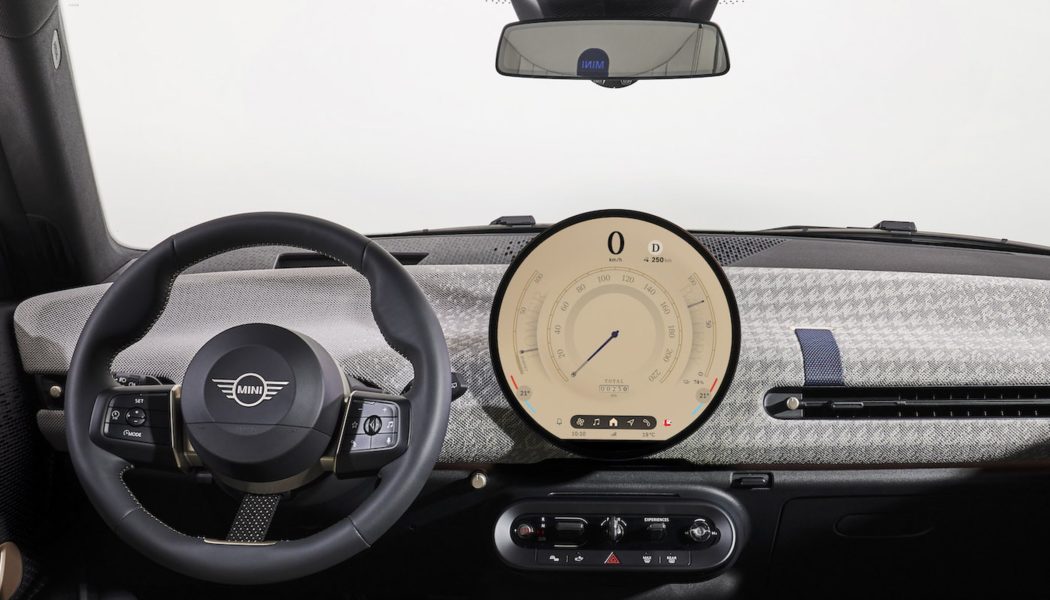 Mini’s new Cooper EV centers a giant circular OLED on the dash